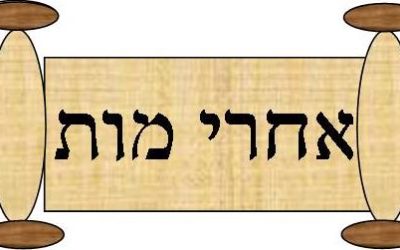 Parshat Achharei Mot 5779